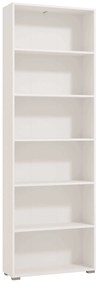 MADDIE - libreria sei ripiani moderno minimal in legno