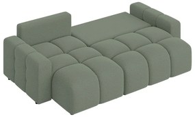 Divano angolare verde chiaro allungabile (con composizione variabile) Luki – Ropez