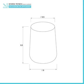 Portaspazzolino In Plastica Tortora Da Appoggio Per Bagno Moderno