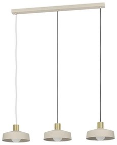 Eglo 900431 - Lampadario a sospensione con filo VALDIOLA 3xE27/40W/230V