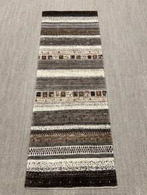 Loribaft Tappeto 80x200 Beige (Iran) Annodato A Mano