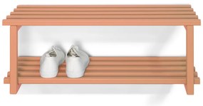 Scarpiera color salmone in metallo da parete 71x26x34 cm Marco – Spinder Design