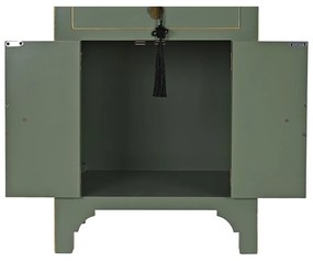 Comodino DKD Home Decor Abete Metallo Legno MDF (45 x 34 x 66 cm)