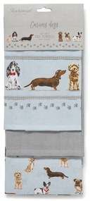 Set di 3 asciugamani da cucina Curious Dogs - Cooksmart ®