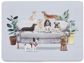 Tovagliette in sughero 4 pezzi 21,5x29 cm Curious Dogs - Cooksmart ®