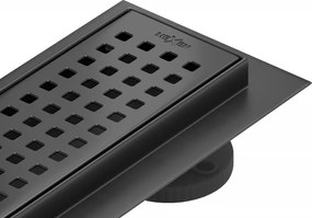 Mexen Flat M08 scarico lineare 80 cm, nero - 1725080-15