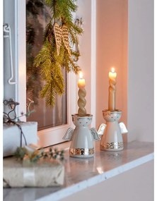 Portacandele in set in gres per lumino 2 pz Faella – Bloomingville