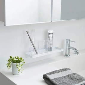 Mensola da bagno senza foratura bianco opaco in acciaio Film Hook – YAMAZAKI