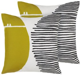 Set di 2 cuscini da esterno multicolore 45 x 45 cm PELAGO Beliani