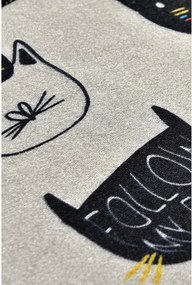 Tappetino per il bagno nero/beige 40x60 cm Cutie – Foutastic