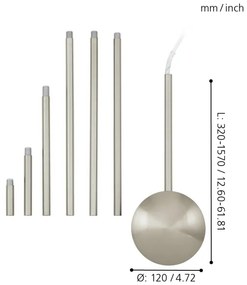 EGLO 88969 - Accessori per lampadario EXTENTION cromo opaco