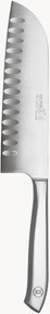 Coltello Santoku con bordi scanalati fatto a mano XX1