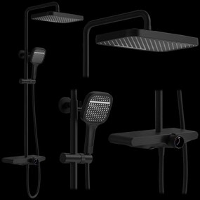 Set doccia REA Bari Black