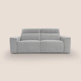 Clark Divano modulare con opzione relax elettrico in tessuto smacchiabile impermeabile T17 grigio