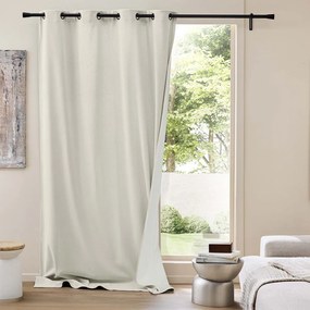 Tenda termoisolante beige in velluto a coste 140x260 cm Madison – douceur d'intérieur