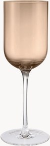 Set di 4 bicchieri da vino bianco in vetro soffiato Fuumi