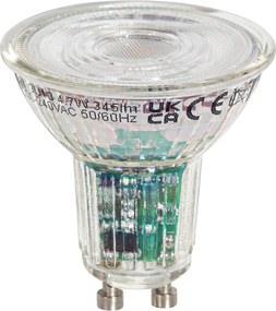 Set di 5 lampadine LED Smart GU10 50mm trasparenti 4,7W 345 lm 2200-4000K