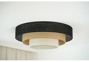 Brilagi -Plafoniera ASPEN LUNETA LED/12W/230V diametro 60 nero/beige/color crema