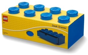 Scatola da tavolo blu con cassetto , 31 x 16 cm - LEGO®
