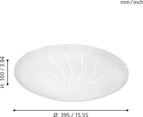 Eglo 96091 - Plafoniera LED MARGITTA 1 LED/16W/230V