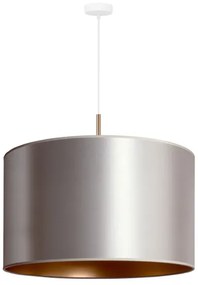 Duolla - Lampadario a sospensione con filo CANNES 1xE27/15W/230V diametro 50 cm argento/rame