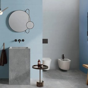 Piastrella da rivestimento interno 60 x 120 cm Sp. 7 mm rettificato Trend Cloud in gres naturale smaltato satinato grigio traffico leggero (pei 1/5) 1.44 mq