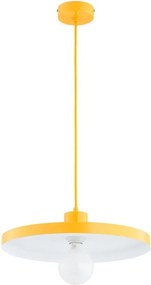 Lampadario a cavo ETERI 1xE27/15W/230V giallo