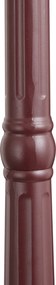 Lanterna da esterno classica rosso scuro 213 cm IP44 - Havana