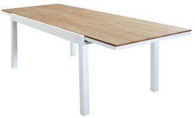 VIDUUS - tavolo da giardino allungabile in alluminio e polywood 160/240x95