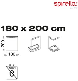 Tenda per doccia 180x200 cm Primo – Spirella