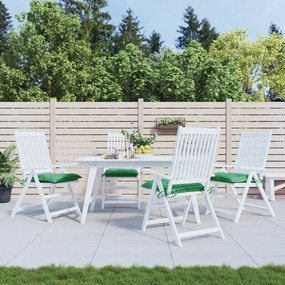 Cuscini Per Pallet 4 Pz Verdi 50x50x7 Cm Tessuto Oxford /