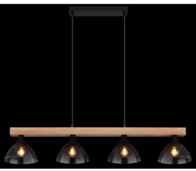 Globo 15544-4H - Lampadario a sospensione con filo LINDI 4xE14/15W/230V