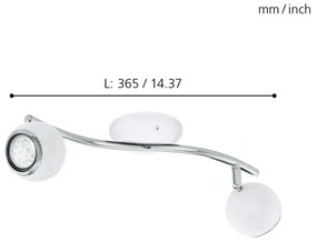 EGLO 31002 - Riflettore LED BIMEDA 2xGU10/3W LED