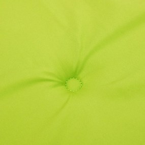 Cuscino per Panca Verde Brillante 120x50x3 cm in Tessuto Oxford