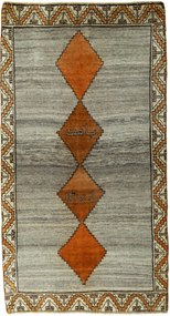 Gabbeh Tappeto persiano 200x110 Beige (Iran) Annodato A Mano