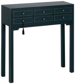 Consolle blu 26x85 cm Diana - Ixia