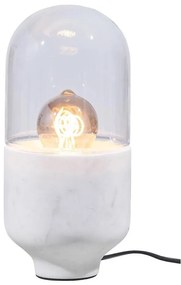Lampada da tavolo ASEL 1xE27/25W/230V marmo bianco