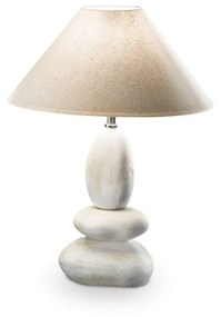 Lampada Da Tavolo Dolomiti Piccola 1 Luce In Ceramica Smaltata