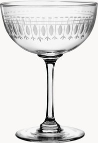 Set di 6 coppe da champagne in cristallo soffiato Ovals