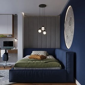 Sollux SL.1358 - Lampadario a sospensione con filo HYPERION 1xG9/8W/230V nero