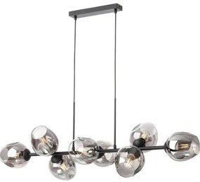 Redo - Paralume di ricambio per lampada e lampadario PIERCE diametro 15 cm nero/fumé