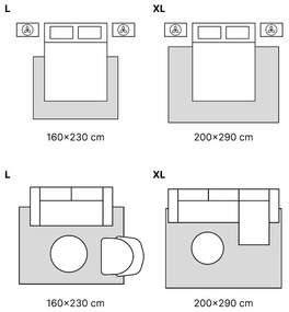 Tappeto in lana verde salvia tessuto a mano 160x230 cm Henley Sage - Asiatic Carpets