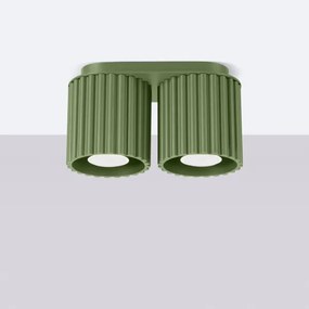 Sollux  SL.1795 - Faretto AURA 2xGU10/10W/230V verde