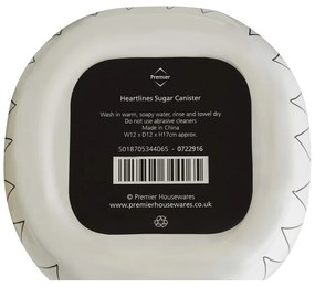 Zuccheriera in pietra Heartlines - Premier Housewares
