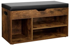 Scarpiera DAVOR marrone/nera