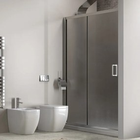 Cabina nicchia 140cm vetro fabric opaco K410N - KAMALU