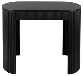 Tavolo consolle nero in metallo 40x100 cm Estriado – Leitmotiv