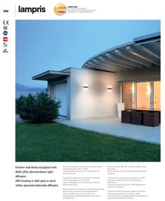 Redo 90153 - Applique LED da esterno LAMPRIS 1xLED/9W/230V IP65