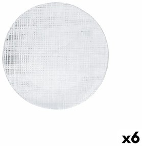 Sotto Piatto Bidasoa Ikonic Trasparente Vetro (ø 21,5 cm) (Pack 6x)