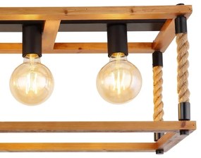 Globo 15691-4D - Plafoniera VERNON 4xE27/60W/230V